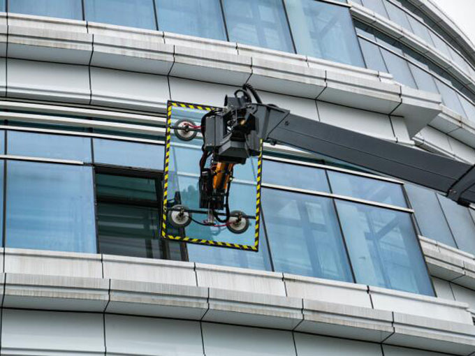 玻璃吸盘租赁施工现场